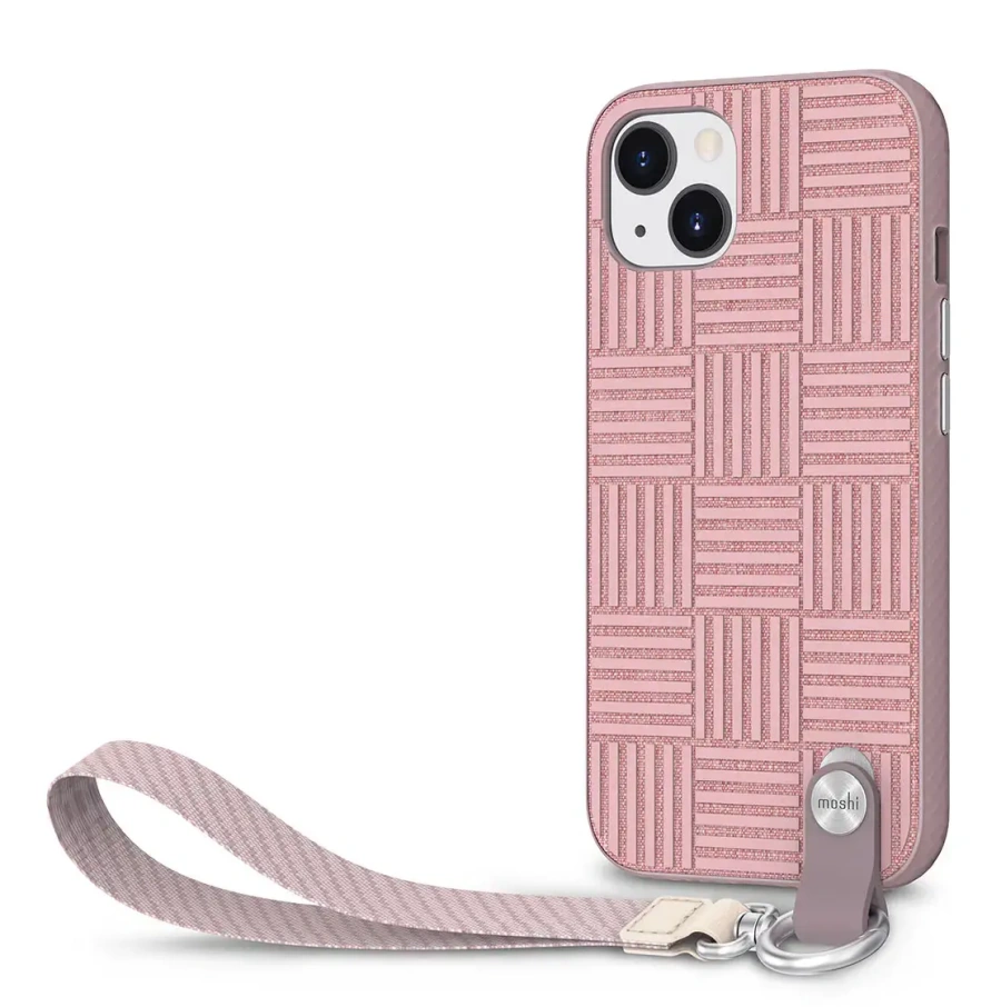 Чохол Moshi Altra Slim Hardshell Case with Wrist Strap Rose Pink for iPhone 13 (99MO117311)
