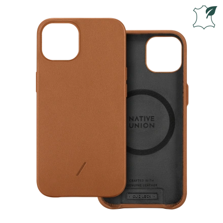 Чохол Native Union Clic Classic Magnetic Case Tan for iPhone 13 (CCLAS-BRN-NP21M)