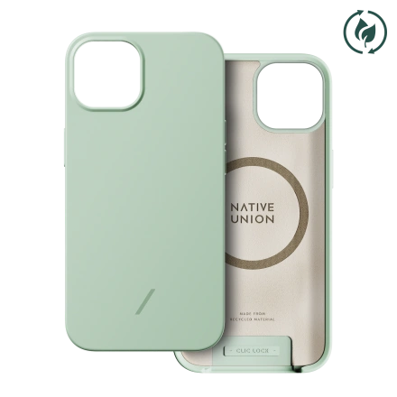 Чохол Native Union Clic Pop Magnetic Case Sage for iPhone 13 (CPOP-GRN-NP21M)