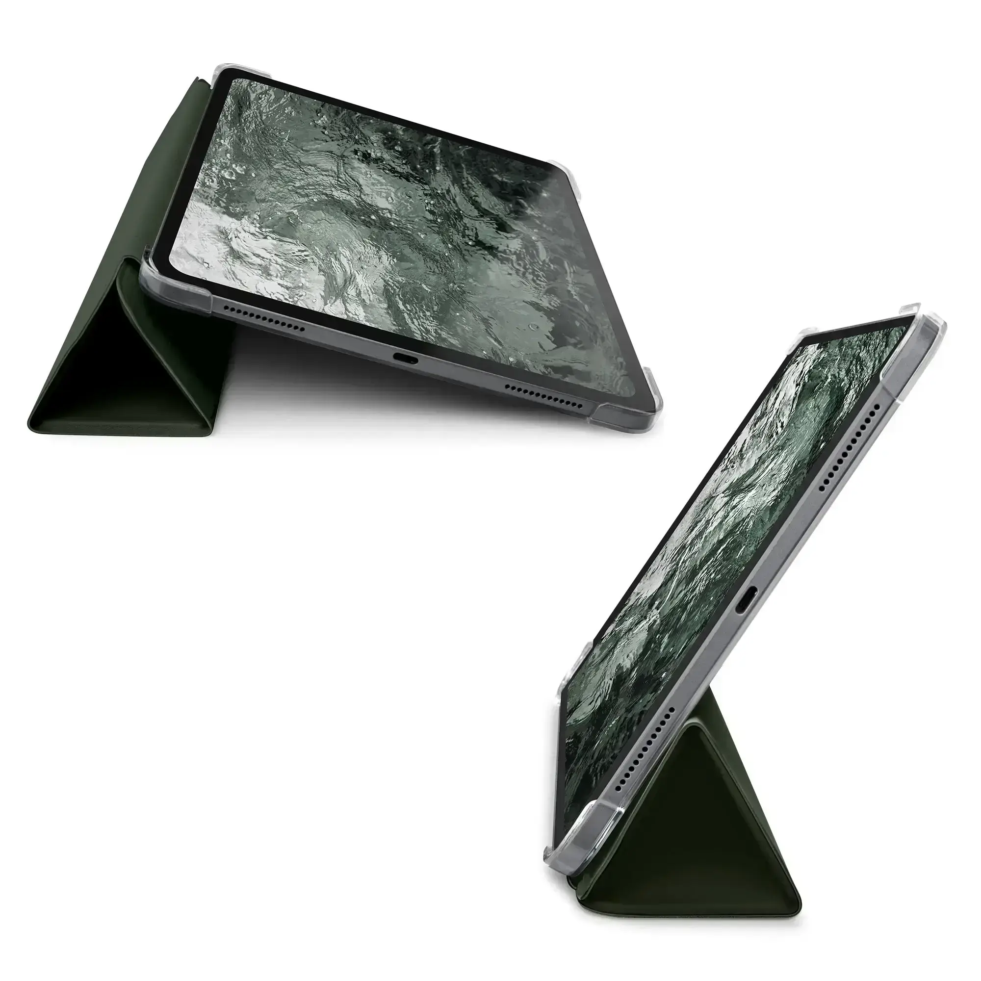 Чехол-книжка LAUT HUEX Smart Case для iPad Pro 12,9" (2021/2022) - Military Green (L_IPP21L_HP_MG)