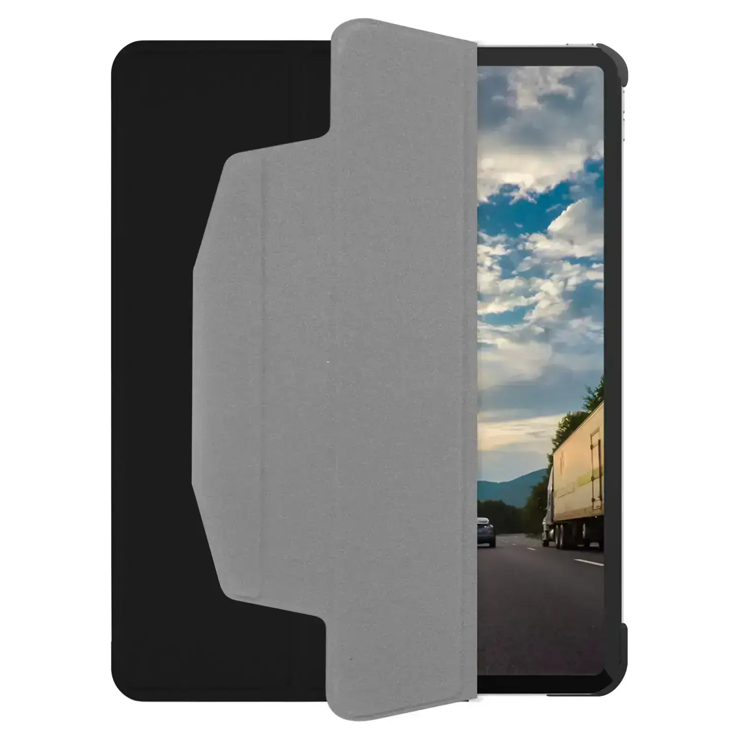 Чехол-книжка Macally Protective Case for iPad Pro 12.9" (2020/2021) - Black (BSTANDPRO5L-B)