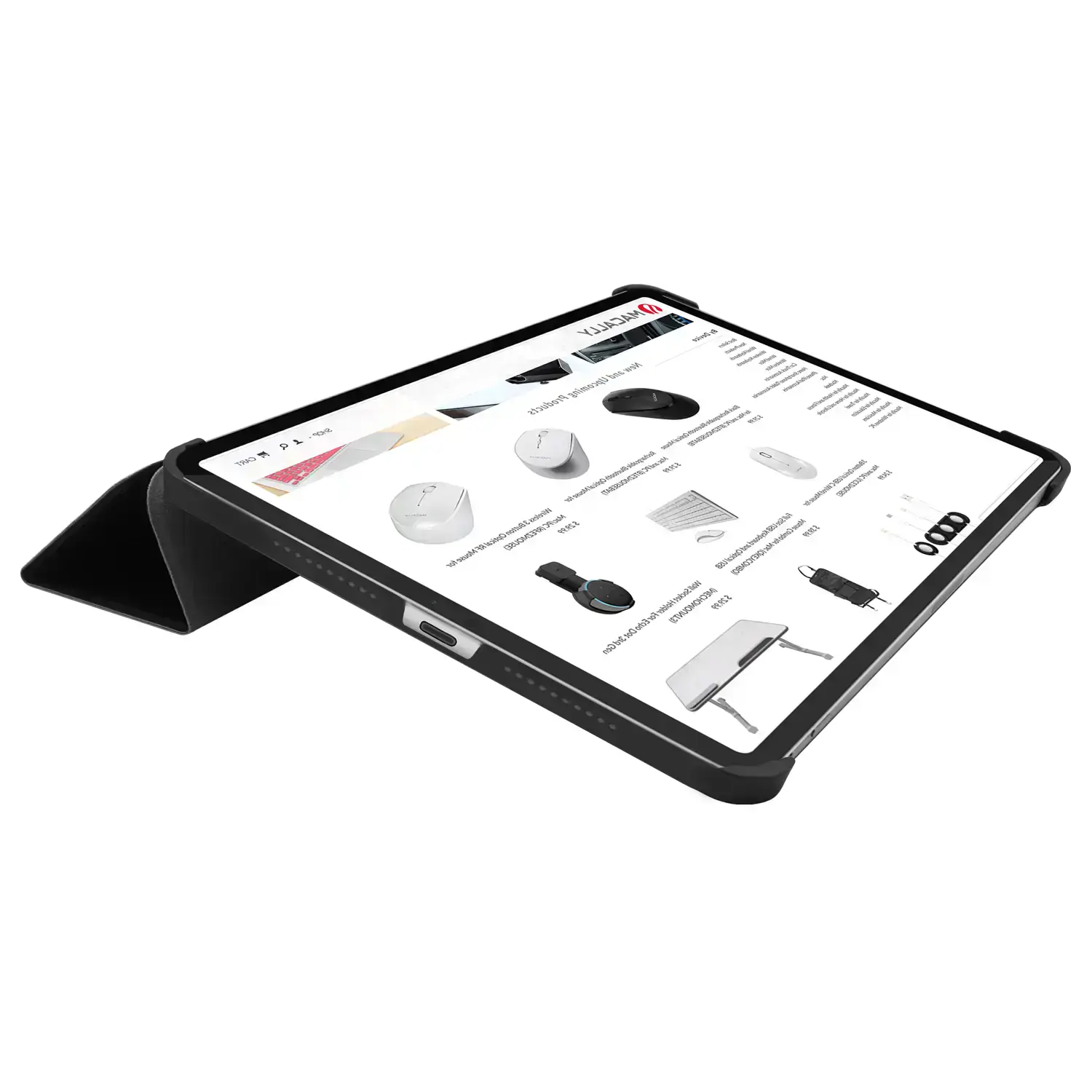 Чохол-книжка Macally Smart Case для iPad mini 6 Black (BSTANDM6-B)