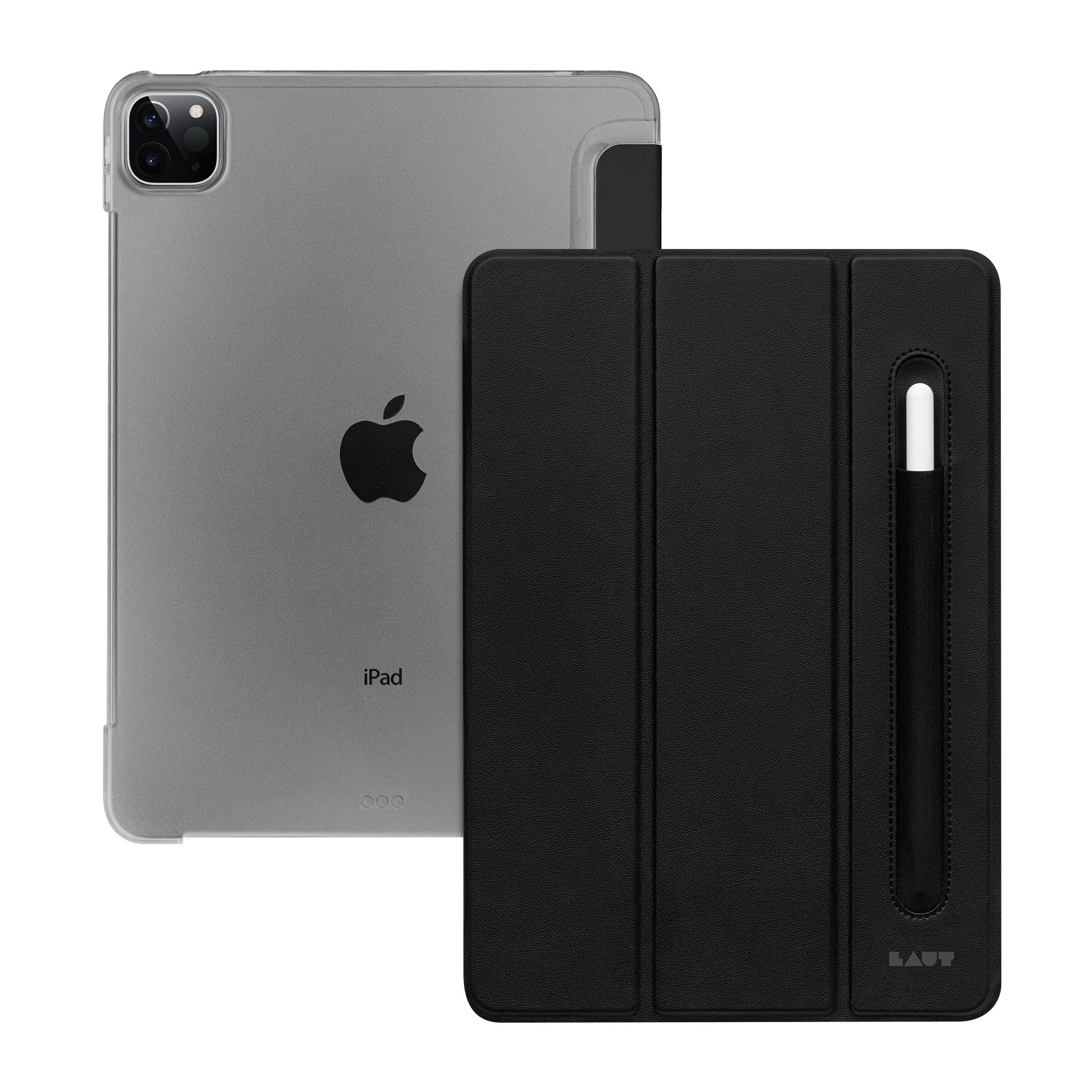 Чехол-книжка LAUT HUEX FOLIO case for iPad Pro 11-inch (2022/2021/2020/2018) / iPad Air 10.9-inch (2022 / 2020) - Black (L_IPP21S_HP_BK)
