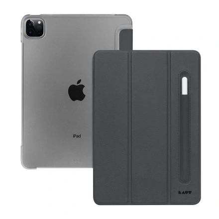 Чехол-книжка LAUT HUEX FOLIO case for iPad Pro 11-inch (2022/2021/2020/2018) / iPad Air 10.9-inch (2022 / 2020) - Fog Grey (L_IPP21S_HP_FG)