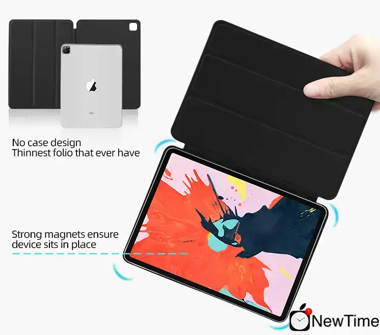 Smart Folio Mutural Case for iPad Pro 11" 2020 Red