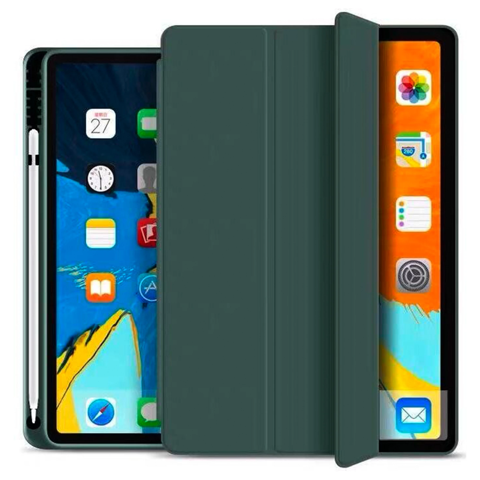 Чохол-книжка WIWU Smart Folio with pencil holder for iPad 10.2" Dark Green