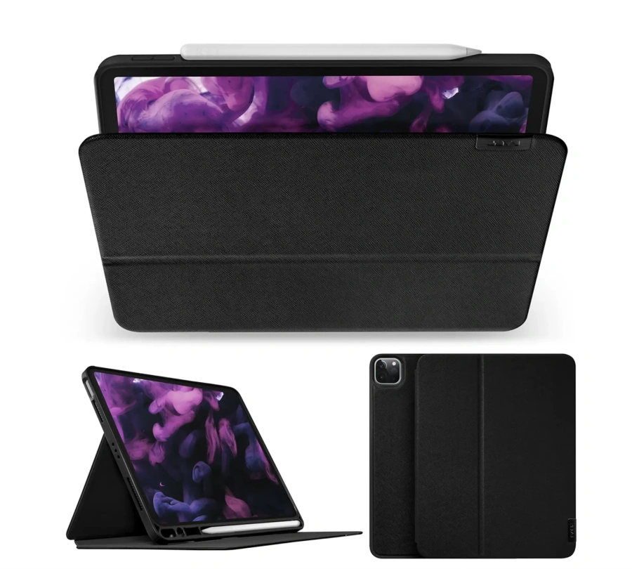 Чохол-книжка LAUT PRESTIGE FOLIO iPad Pro 12.9” (2022/2021/2020/2018) - Black (L_IPP21L_PR_BK)