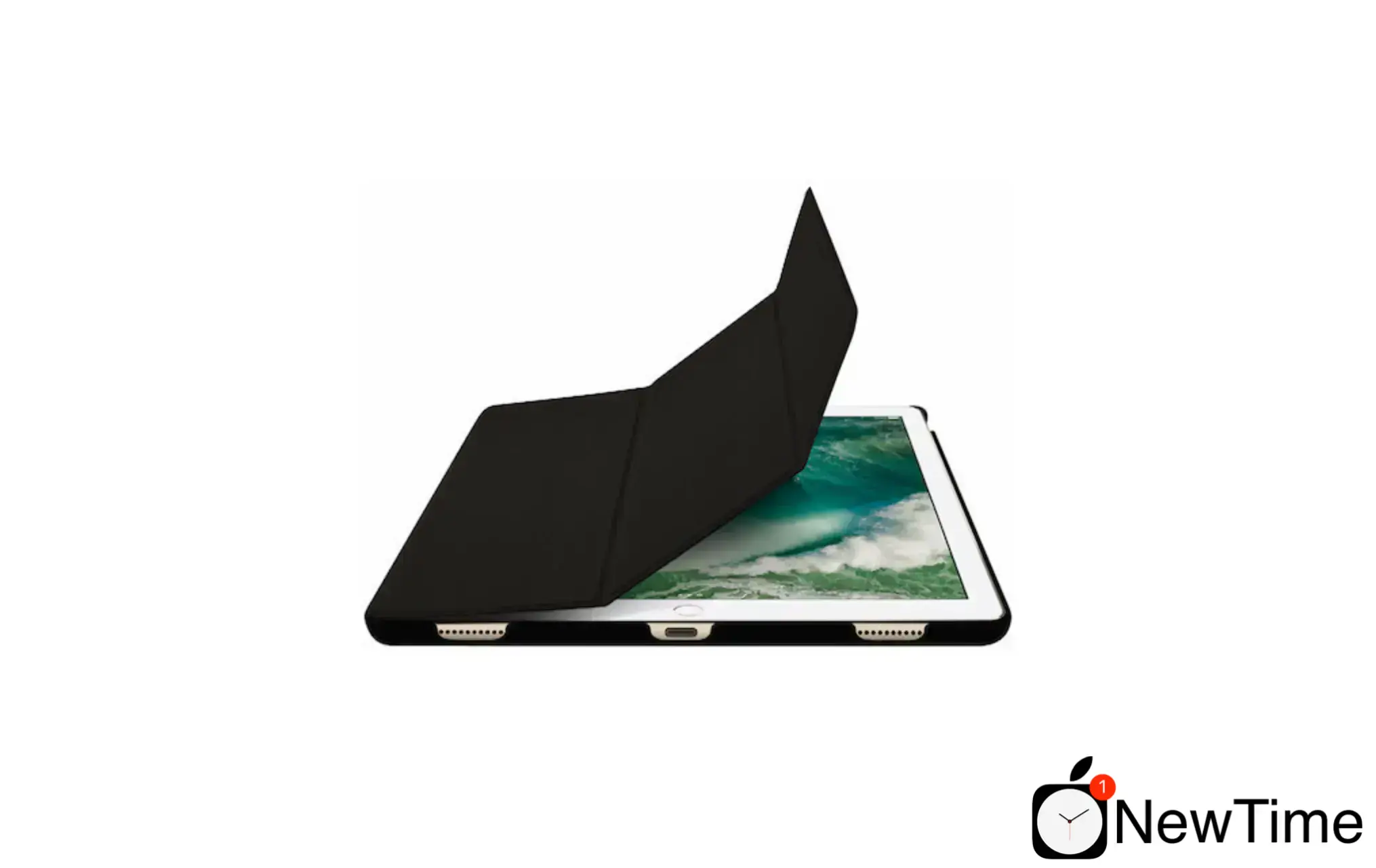 Чехол-книжка Macally Protective case and stand для iPad Pro 12.9" 2017 Black (BSTANDPRO2L-B)