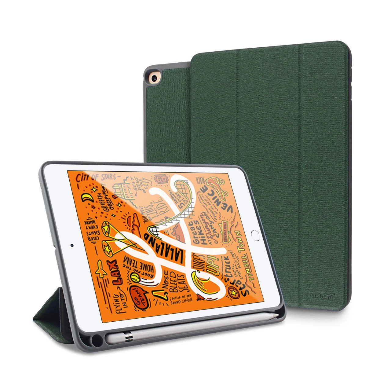 Чохол-книжка Mutural Case for iPad 10.9" Forest Green