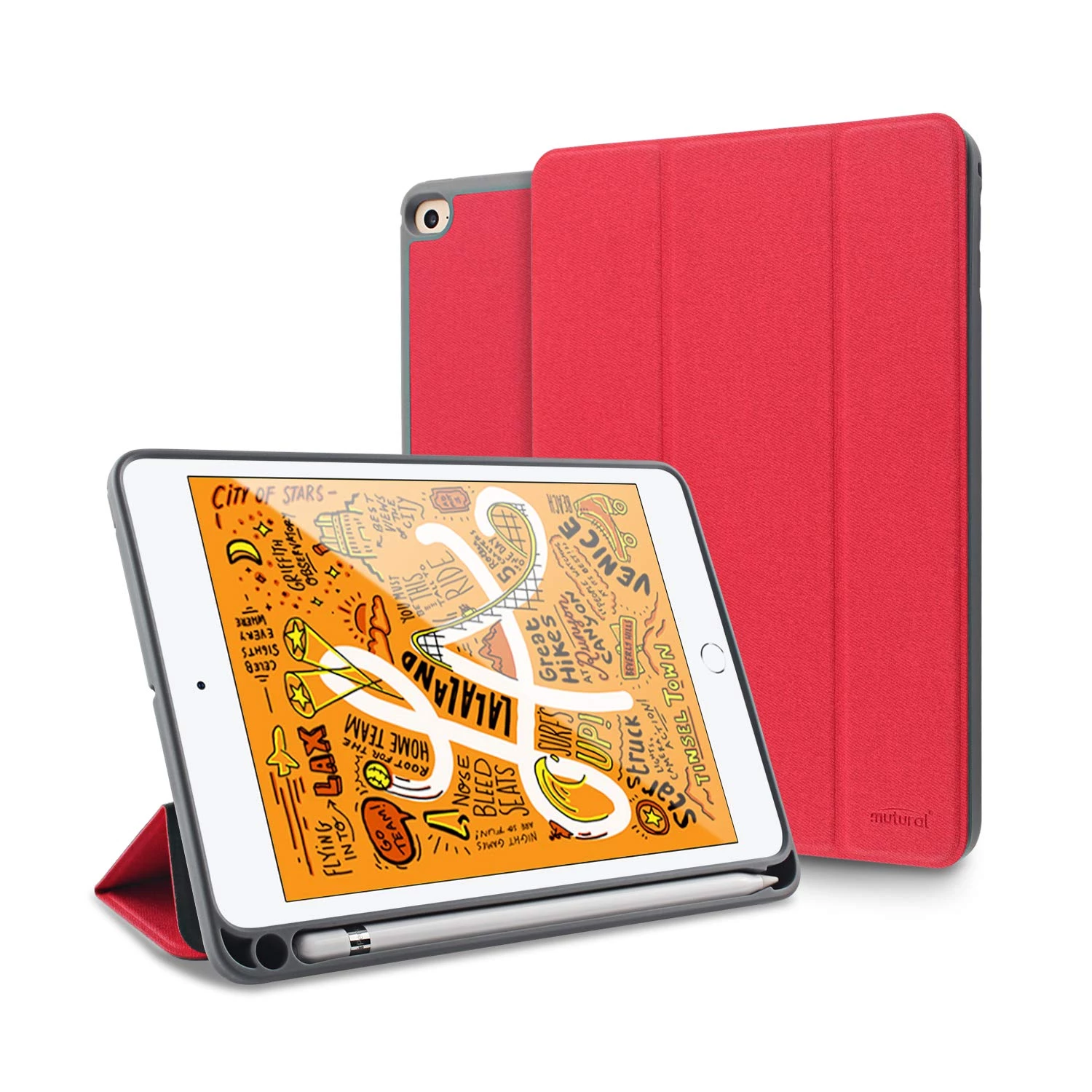 Чохол-книжка Mutural Case for iPad 10.2" (2019) Red