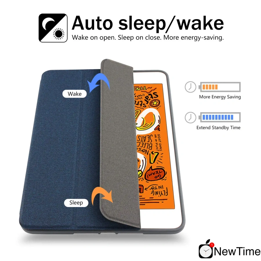 Чехол-книжка Mutural Case for iPad Mini 5 (2019) Dark Blue