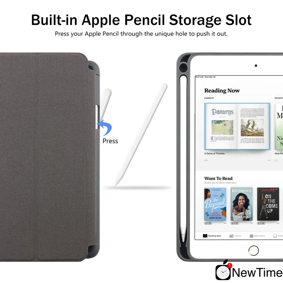 Чехол-книжка Mutural Case for iPad Mini 5 (2019) Dark Blue