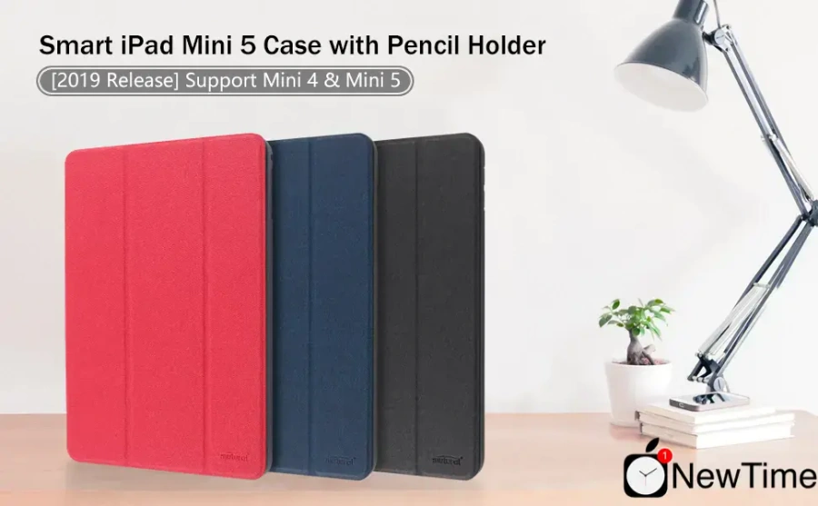 Чехол-книжка Mutural Case for iPad Mini 5 (2019) Red