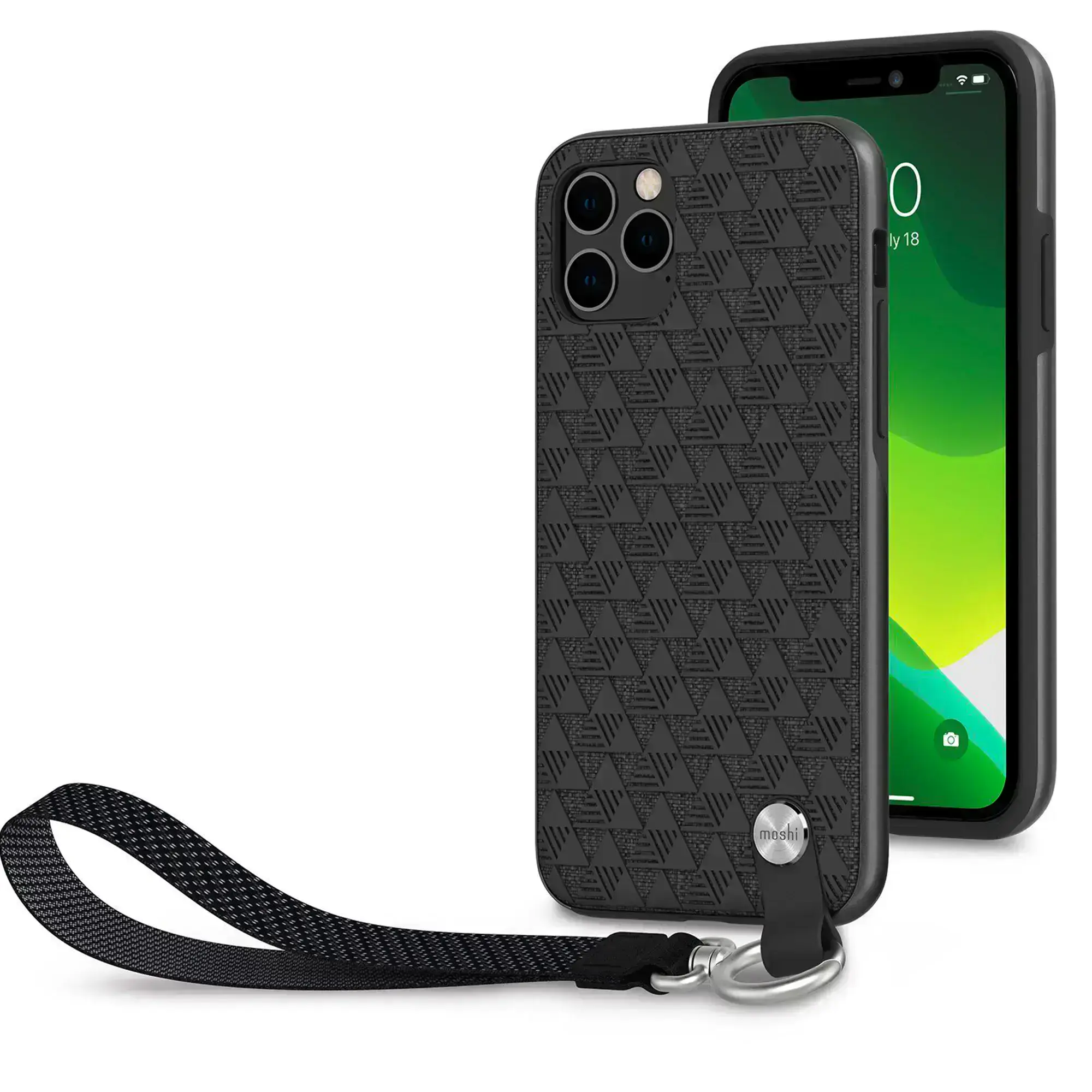 Чехол Moshi Altra Slim Case with Wrist Strap for iPhone 11 Pro Max Shadow Black (99MO117006)
