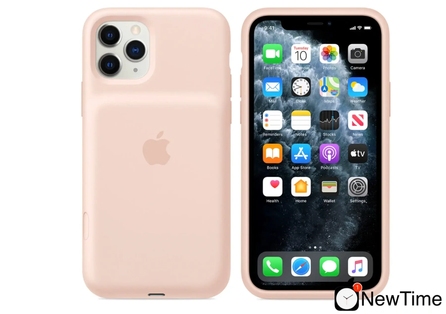 Чохол Apple iPhone 11 Pro Max Smart Battery Case - Pink Sand (MWVR2)