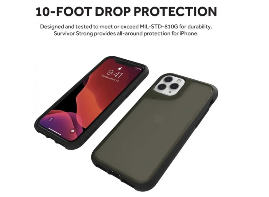 Чехол Griffin Survivor Strong for Apple iPhone 11 Pro - Black (GIP-023-BLK)