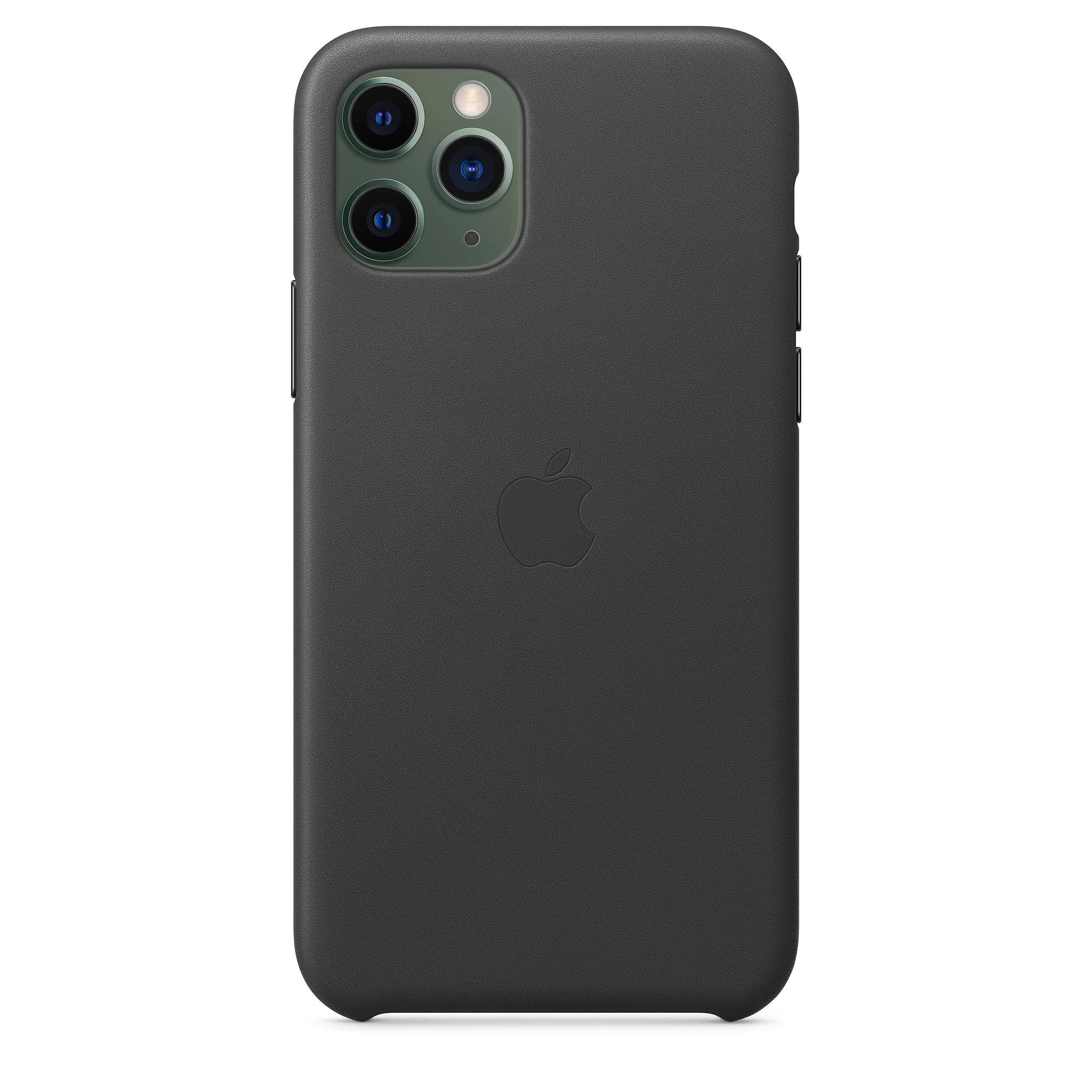 Чохол Apple iPhone 11 Pro Max Leather Case - Black (MX0E2)