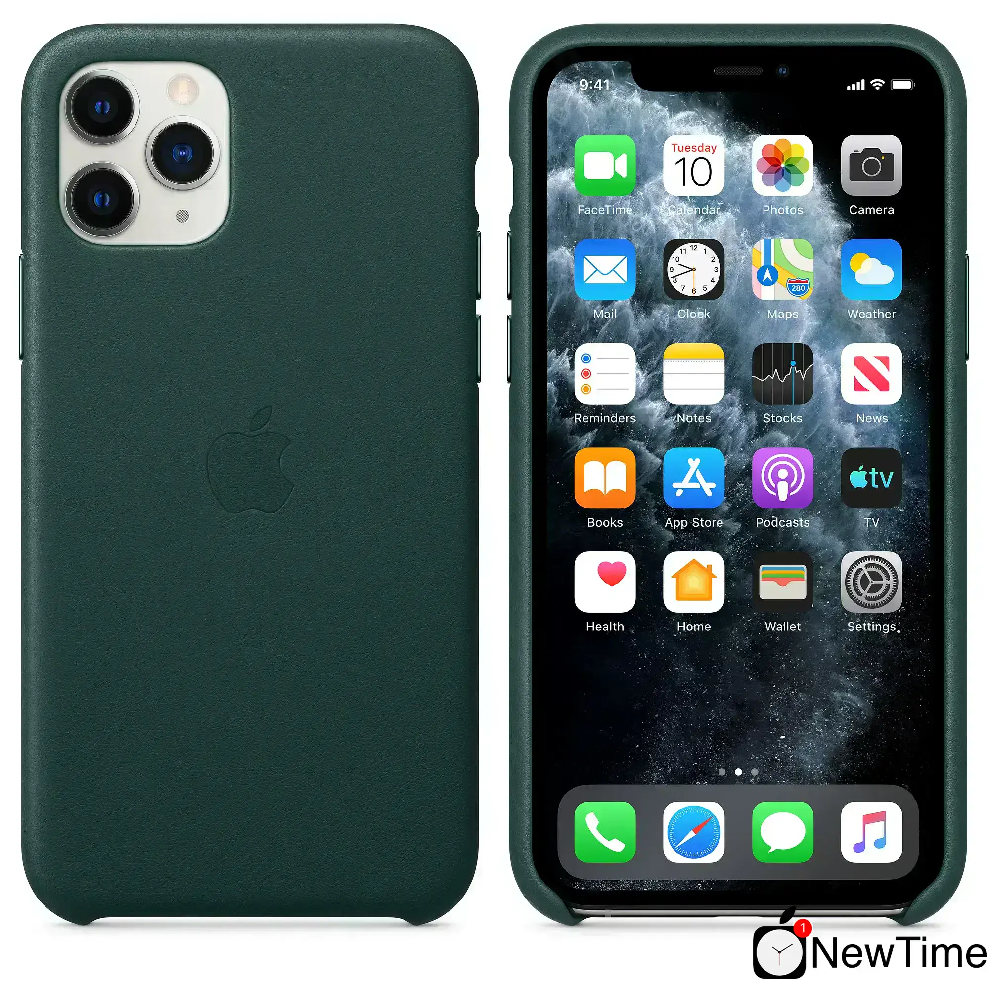 Чохол Apple iPhone 11 Pro Leather Case - Forest Green (MWYC2)