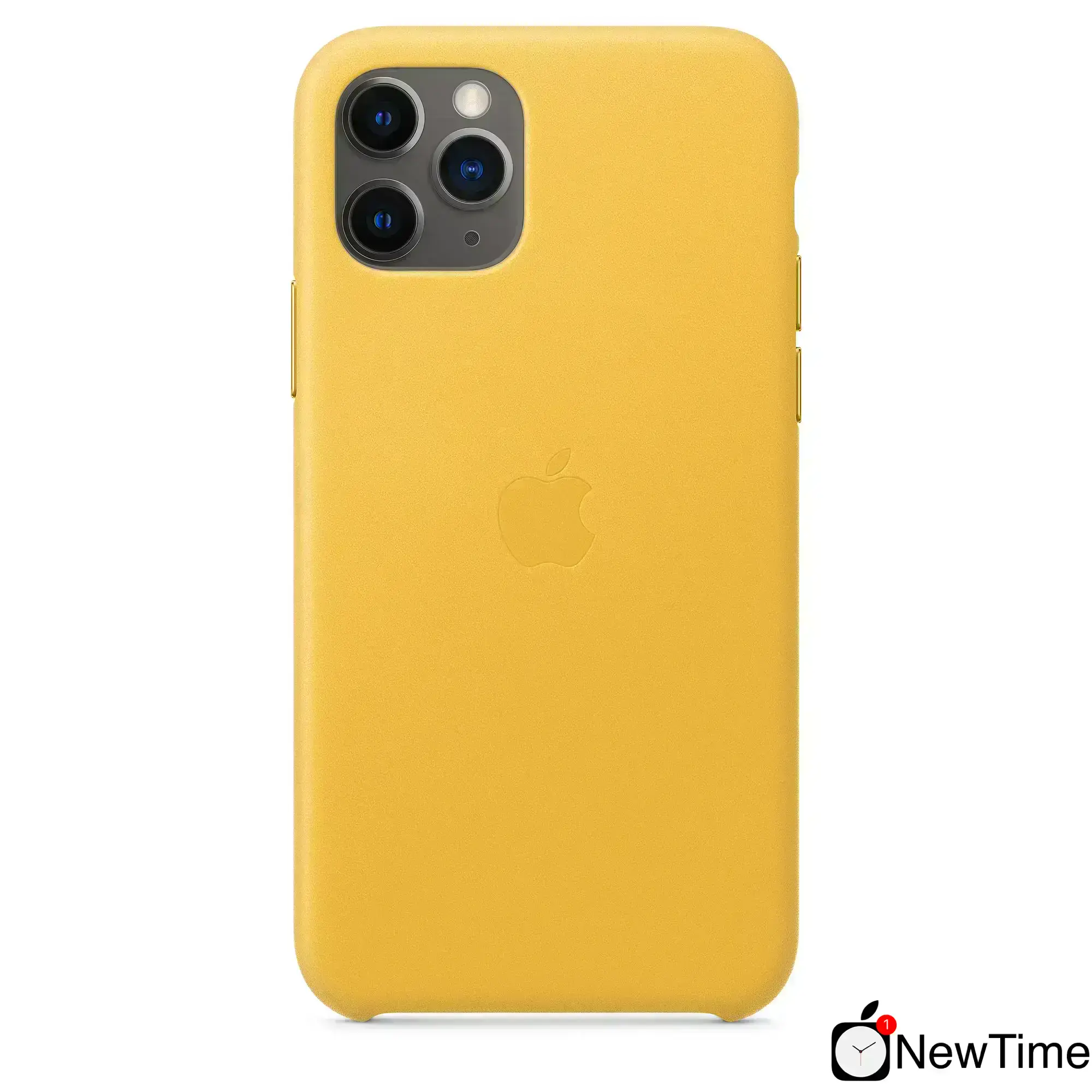 Чехол Apple iPhone 11 Pro Max Leather Case - Meyer Lemon (MX0A2)