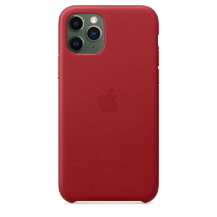 Чехол Apple iPhone 11 Pro Max Leather Case - PRODUCT RED (MX0F2)