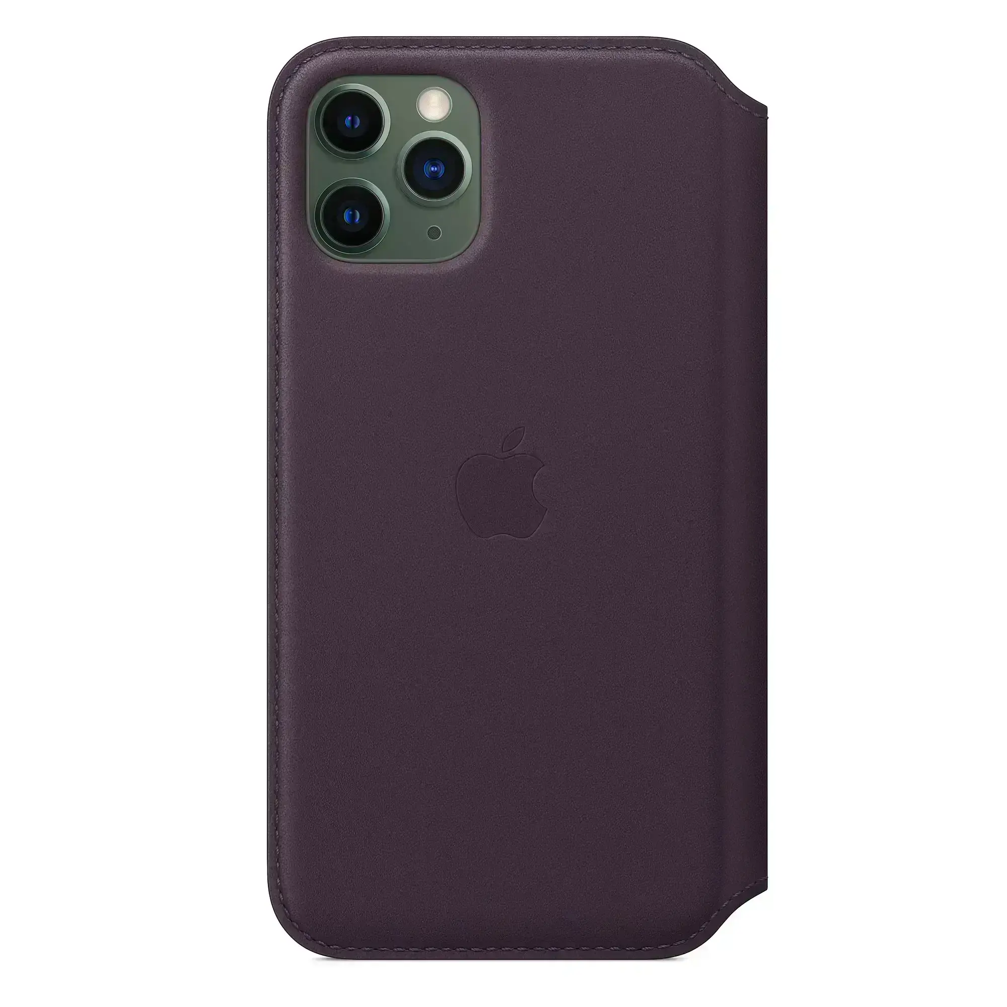 Чохол Apple iPhone 11 Pro Leather Folio - Aubergine (MX072)