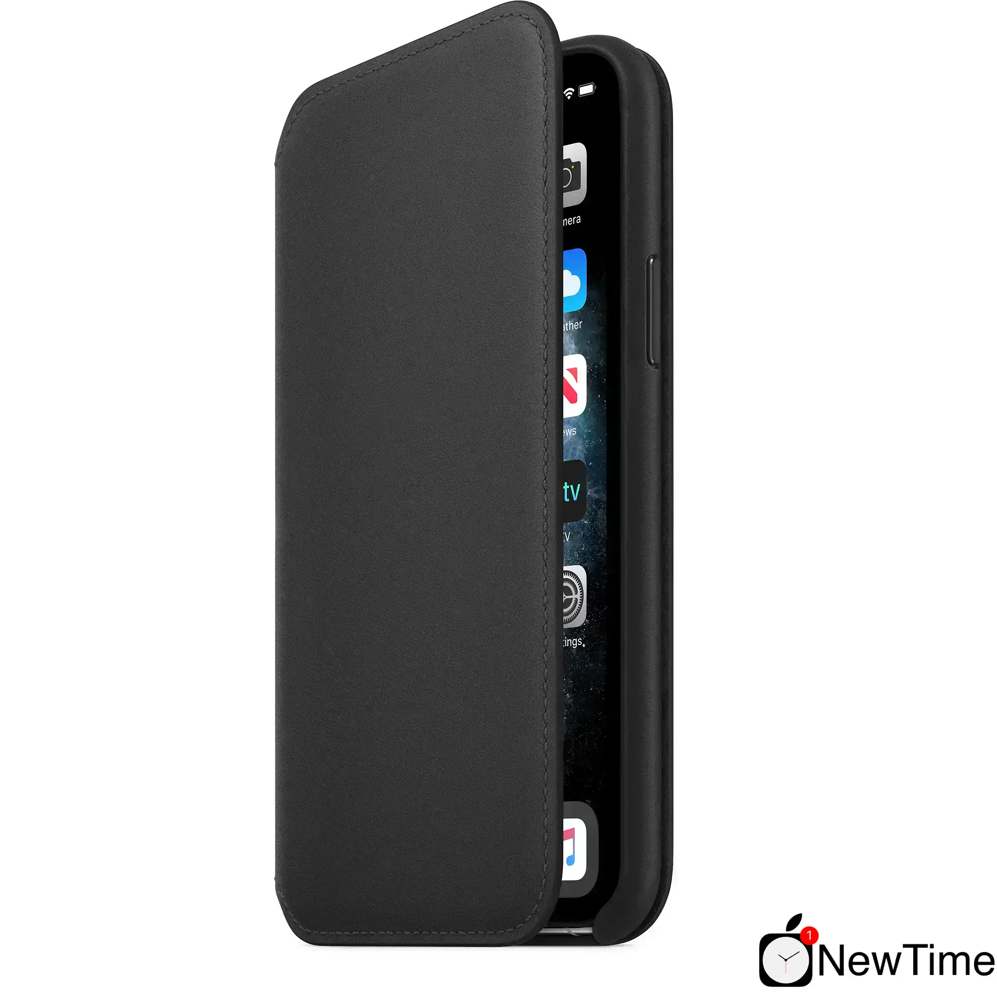 Чохол Apple iPhone 11 Pro Max Leather Folio - Black (MX082)