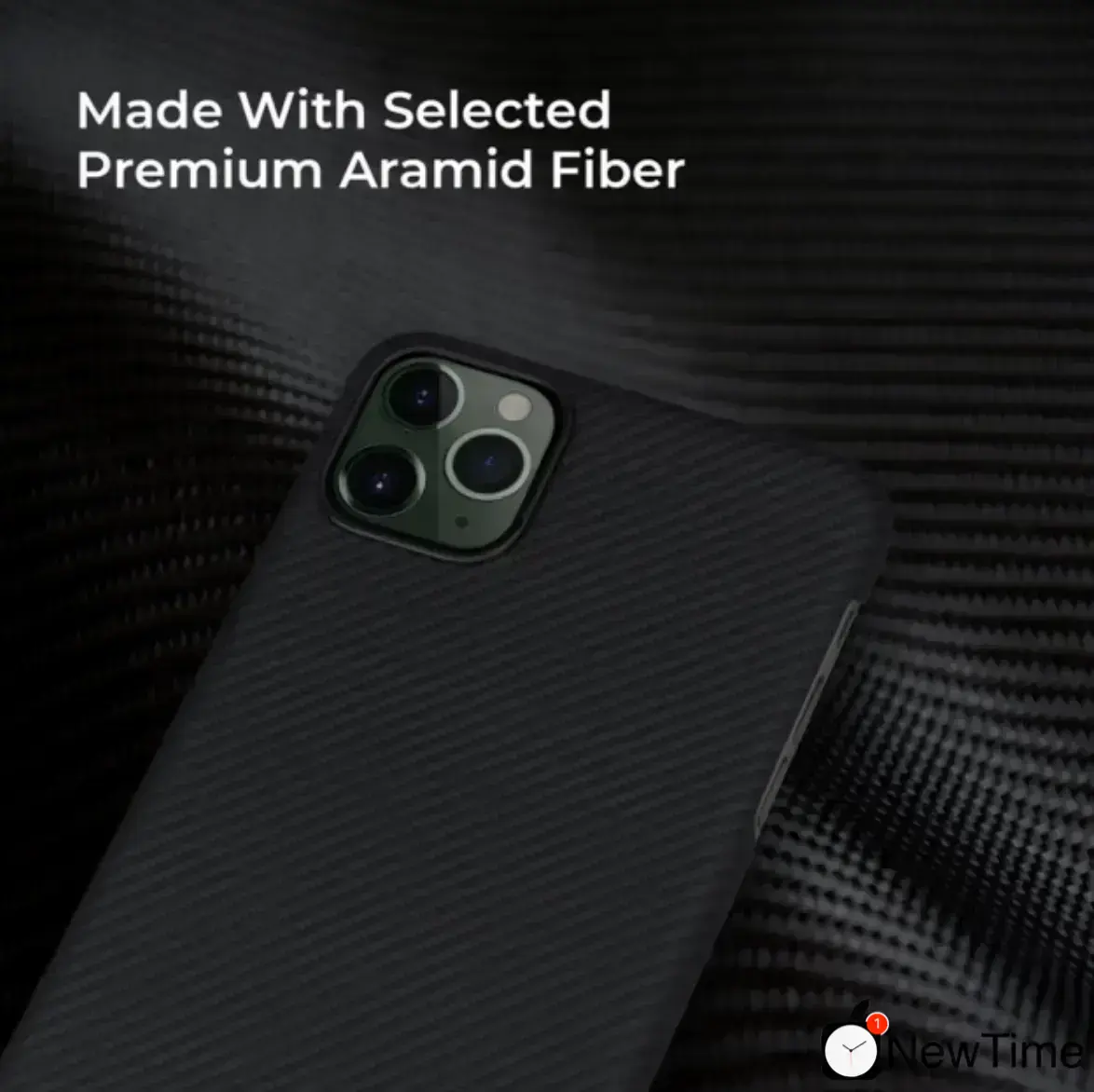 Чохол Pitaka Air Case for iPhone 11 Pro Black/Grey (KI1101A)