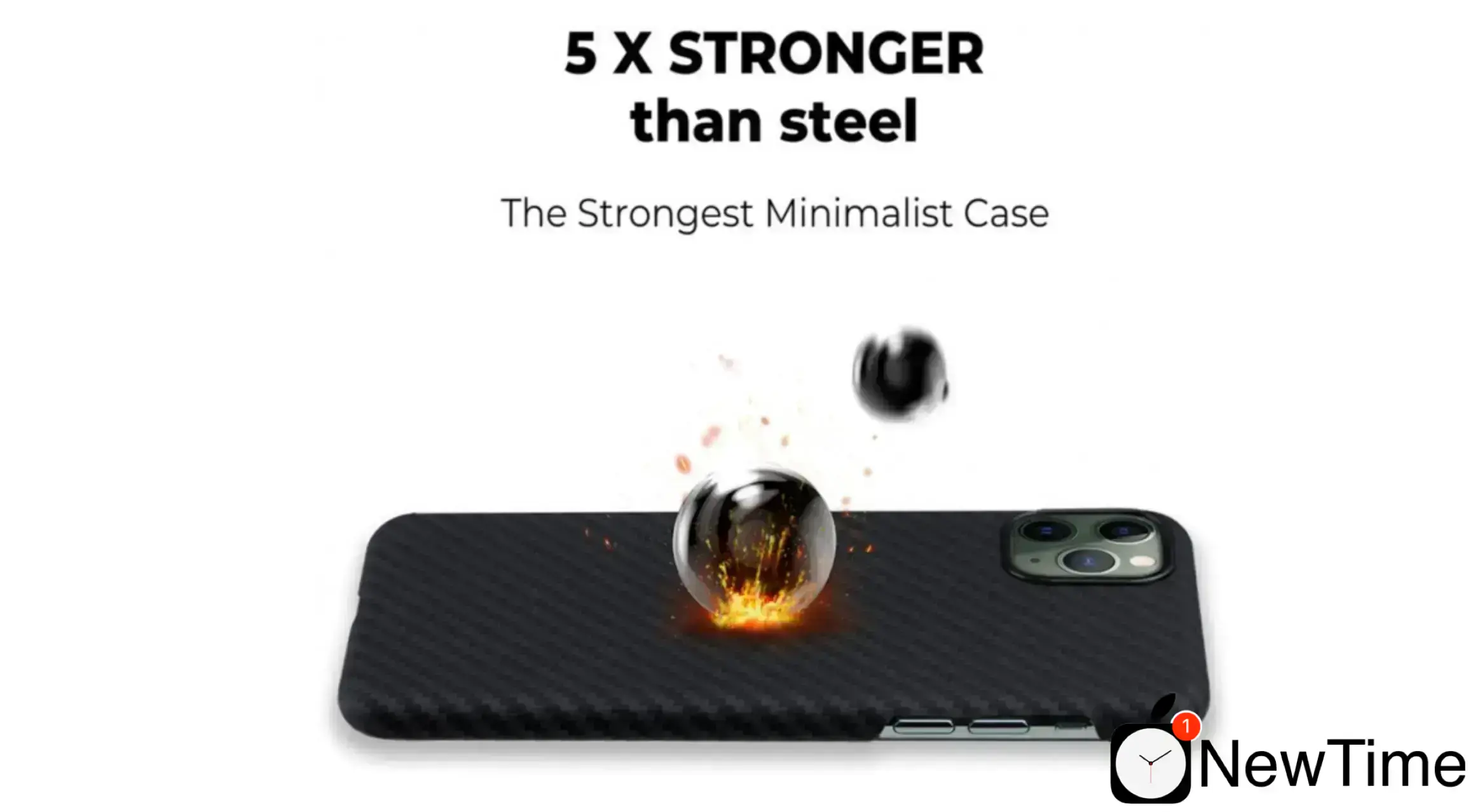 Чохол Pitaka MagEZ for iPhone 11 Pro Black/Grey (KI1101)