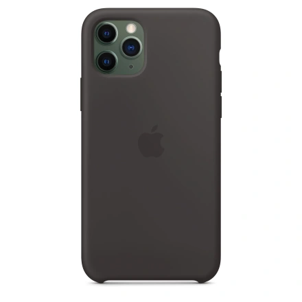 Чехол Apple iPhone 11 Pro Max Silicone Case LUX COPY  - Black (MX002)