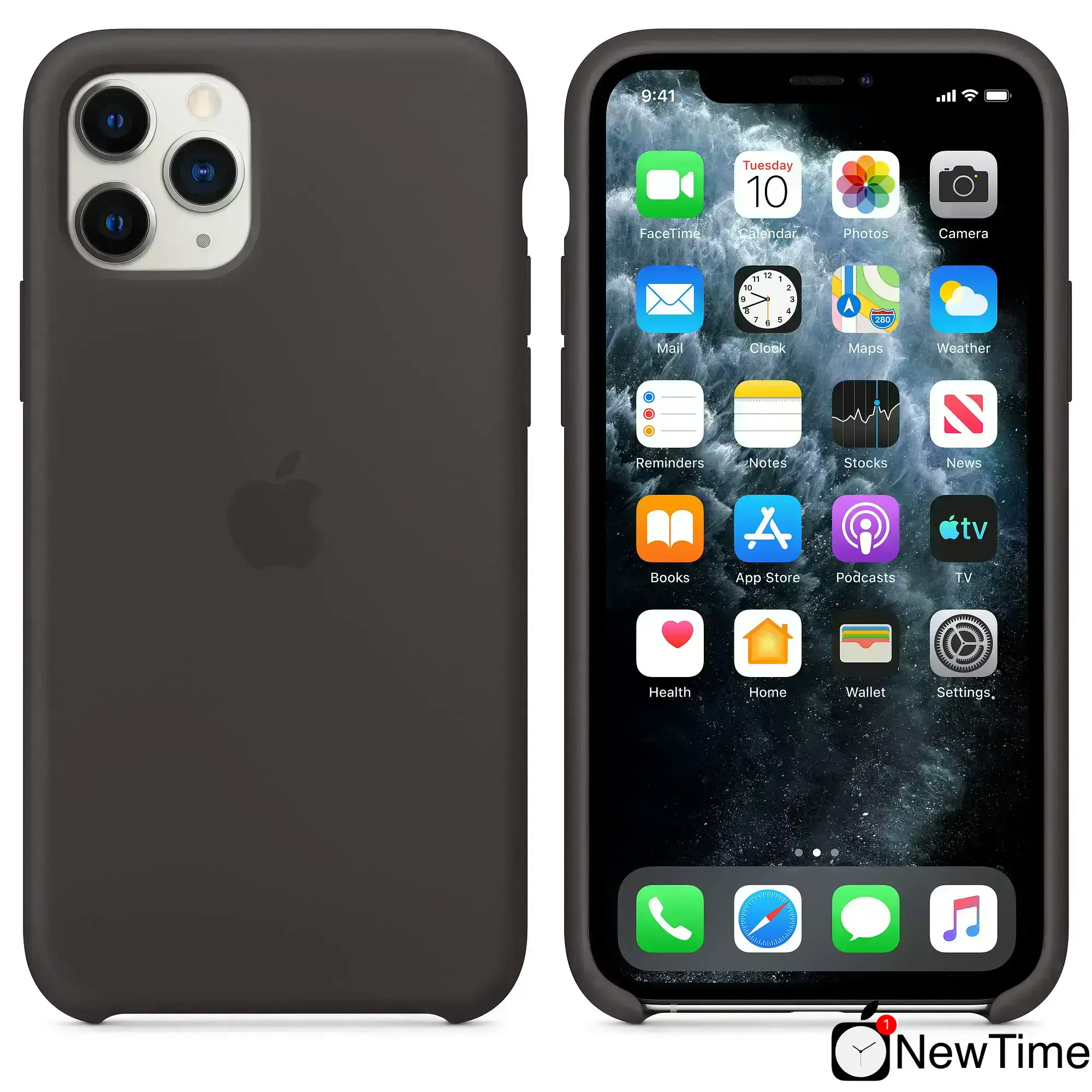 Чохол Apple iPhone 11 Pro Silicone Case - LUX COPY Black (MWYN2)