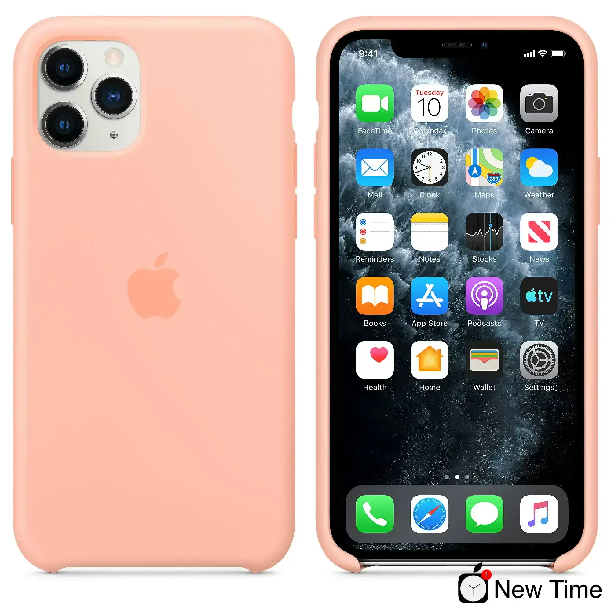 Чехол Apple iPhone 11 Pro Silicone Case - Grapefruit (MY1E2)