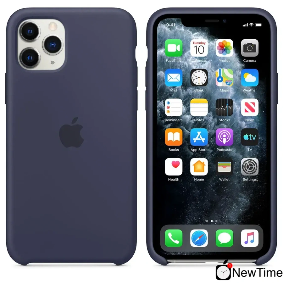 Чохол Apple iPhone 11 Pro Max Silicone Case LUX COPY - Midnight Blue (MWYW2)