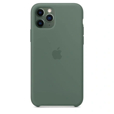 Чехол Apple iPhone 11 Pro Max Silicone Case LUX COPY - Pine Green (MX012)