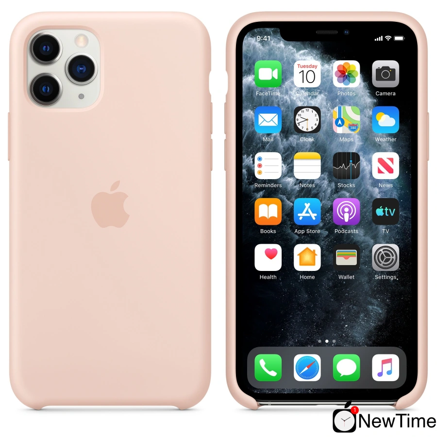 Чехол Apple iPhone 11 Pro Max Silicone Case LUX COPY - Pink Sand (MWYY2)