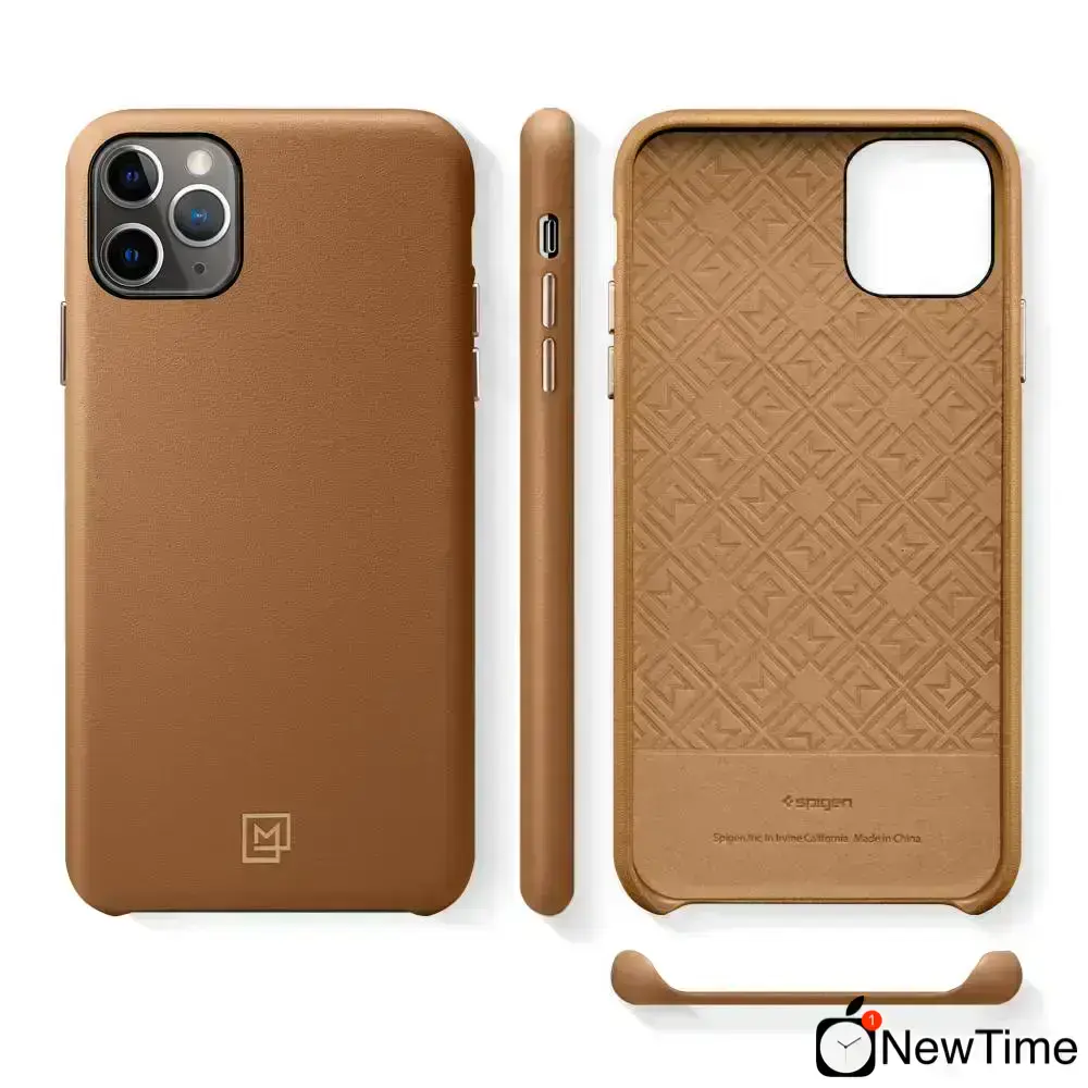 Чохол Spigen La Manon Calin for iPhone 11 Pro Camel Brown (077CS27119)