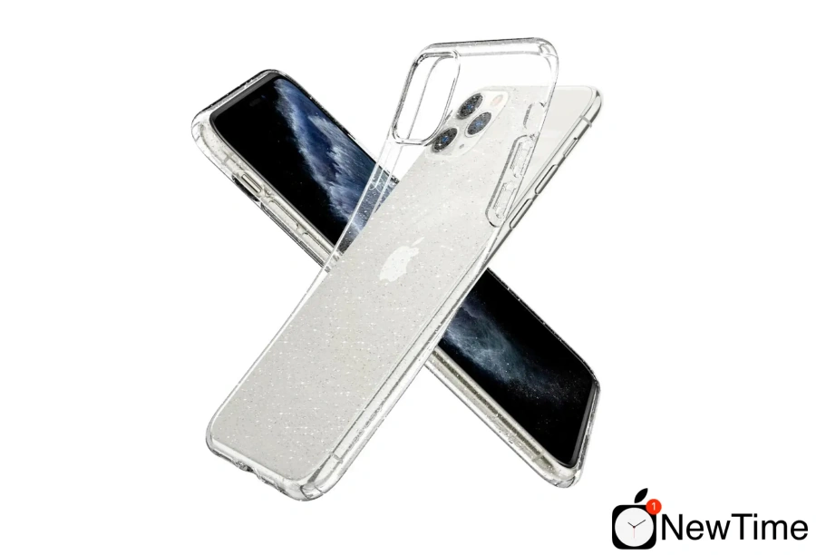Чехол Spigen Liquid Crystal Glitter for iPhone 11 Pro Crystal Quartz (077CS27229)