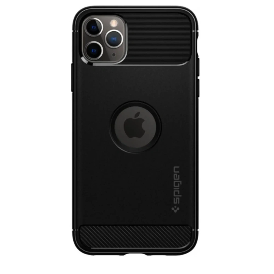 Чохол Spigen Rugged Armor for iPhone 11 Pro Matte Black (077CS27231)