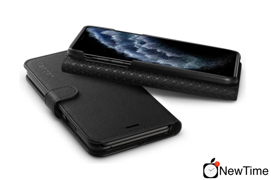 Чохол Spigen Wallet S for iPhone 11 Pro Saffiano Black (077CS27247)