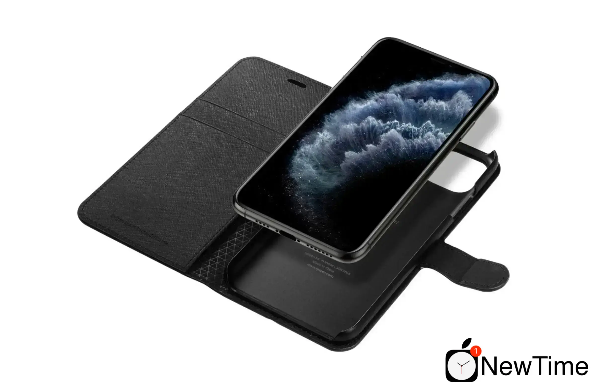 Чохол Spigen Wallet S for iPhone 11 Pro Saffiano Black (077CS27247)