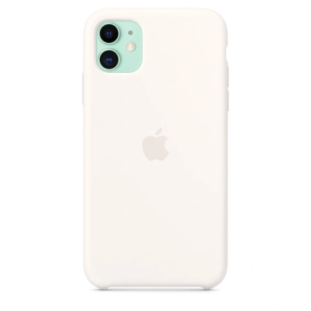 Чехол Apple iPhone 11 Silicone Case - White (MWVX2)