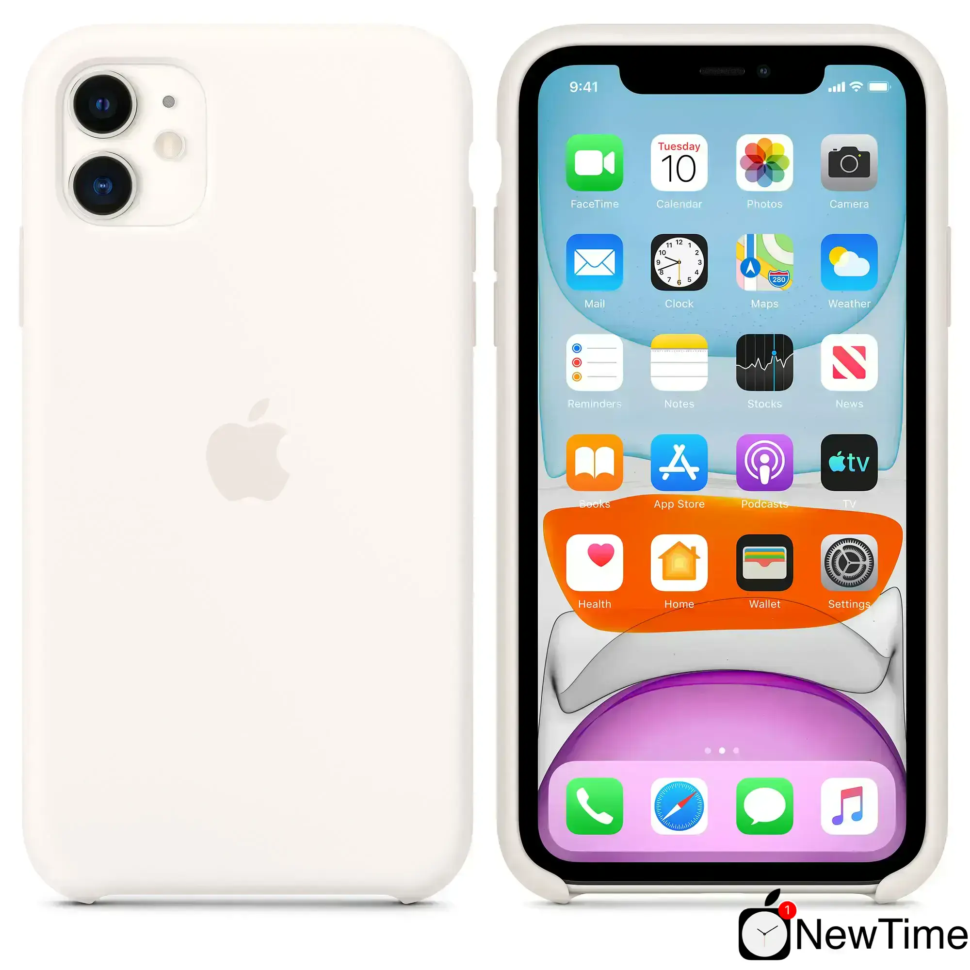Чохол Apple iPhone 11 Silicone Case - White (MWVX2)