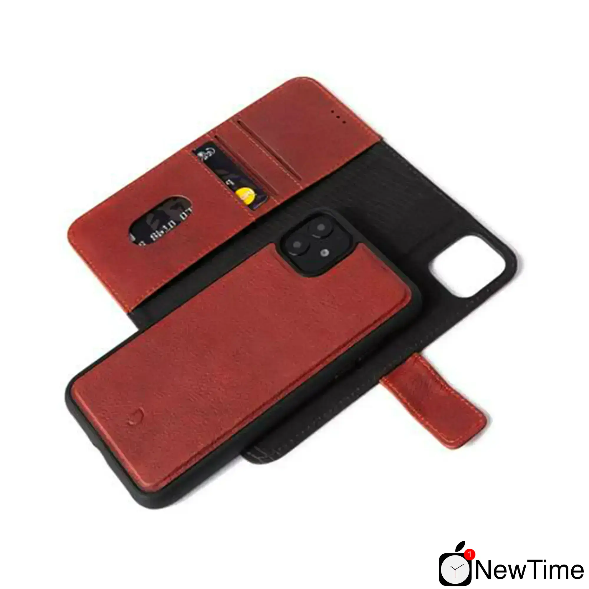 Чохол DECODED Detachable Leather Wallet 2-in-1 Black for iPhone 11 Brown (D20IPO11PMDW3CBN)