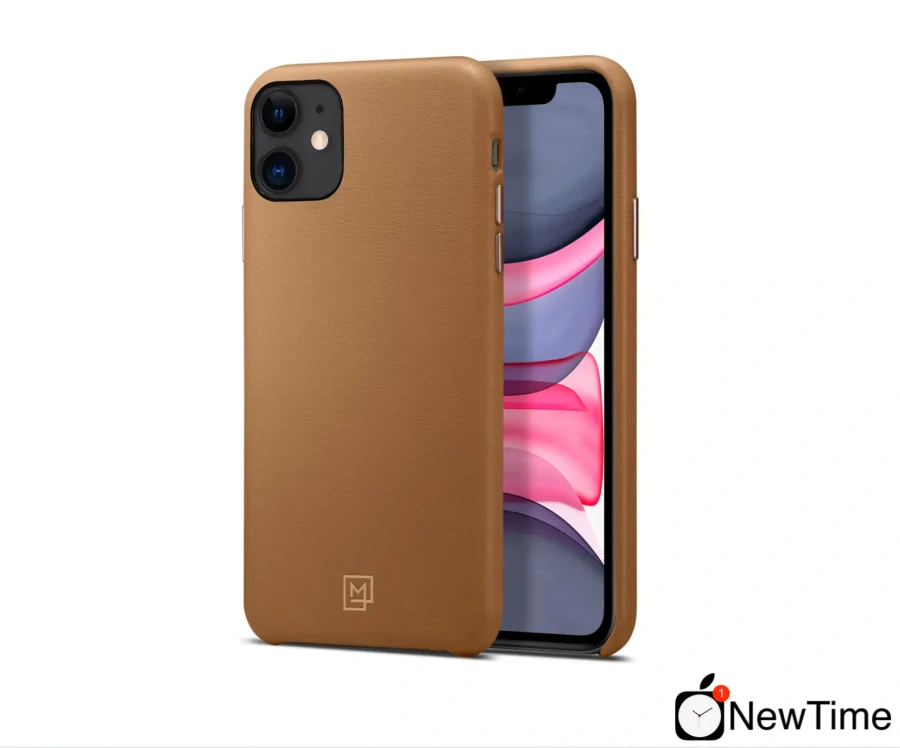 Чехол Spigen La Manon Calin for iPhone 11 Camel Brown (076CS27091)