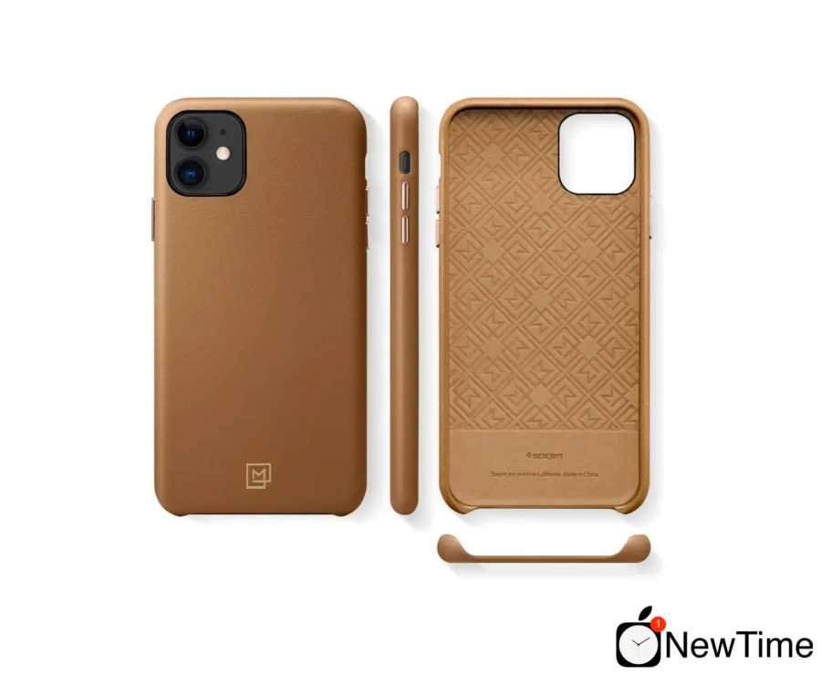 Чехол Spigen La Manon Calin for iPhone 11 Camel Brown (076CS27091)