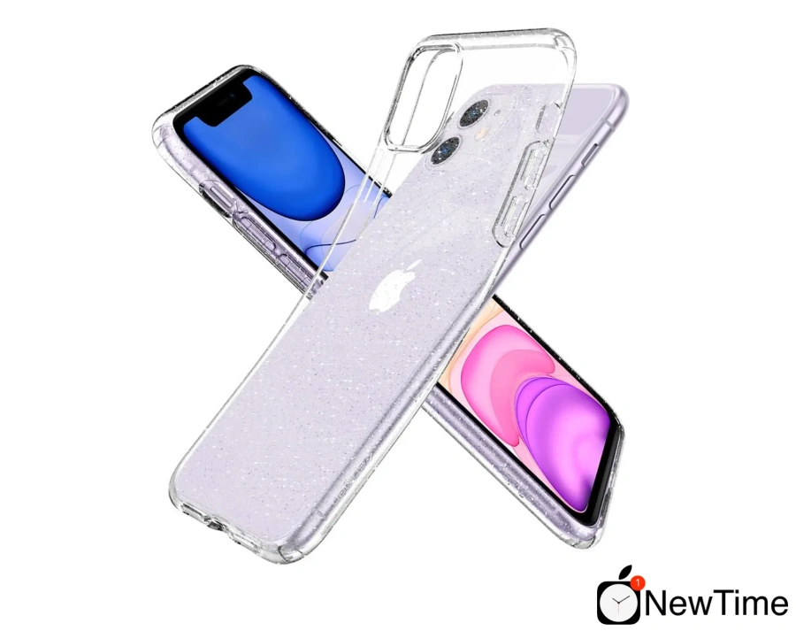 Чехол Spigen Liquid Crystal Glitter for iPhone 11 Crystal Quartz (076CS27181)
