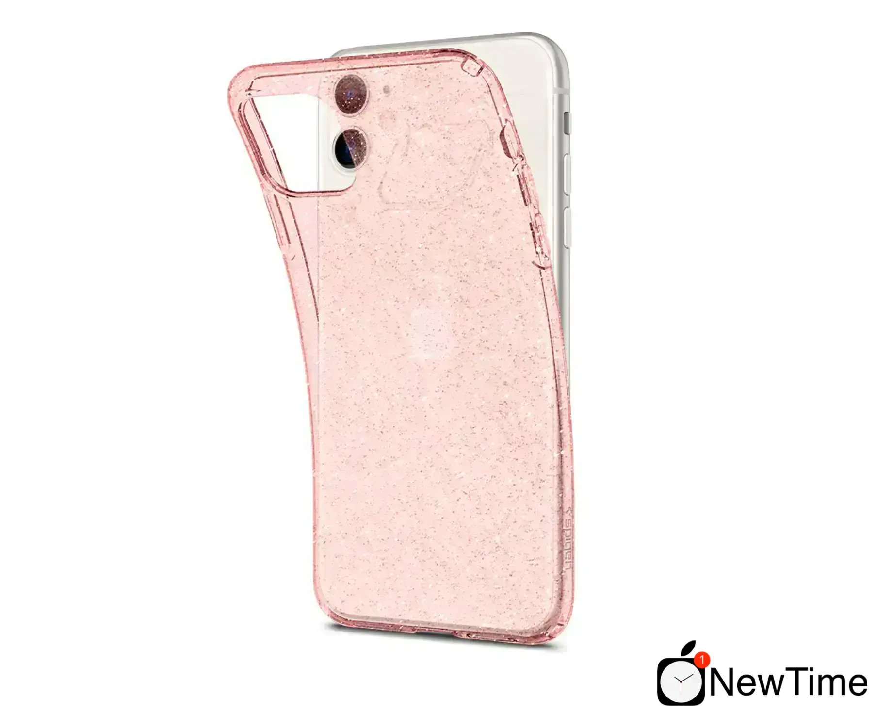 Чохол Spigen Liquid Crystal Glitter for iPhone 11 Rose Quartz (076CS27182)