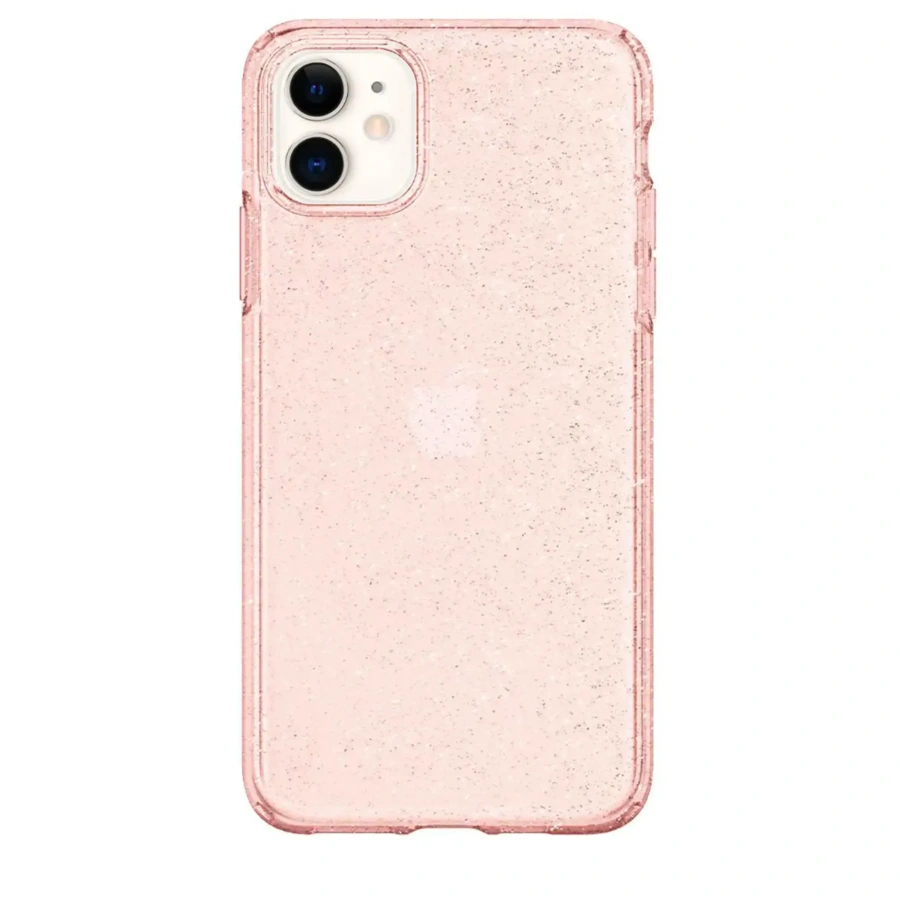 Чохол Spigen Liquid Crystal Glitter for iPhone 11 Rose Quartz (076CS27182)
