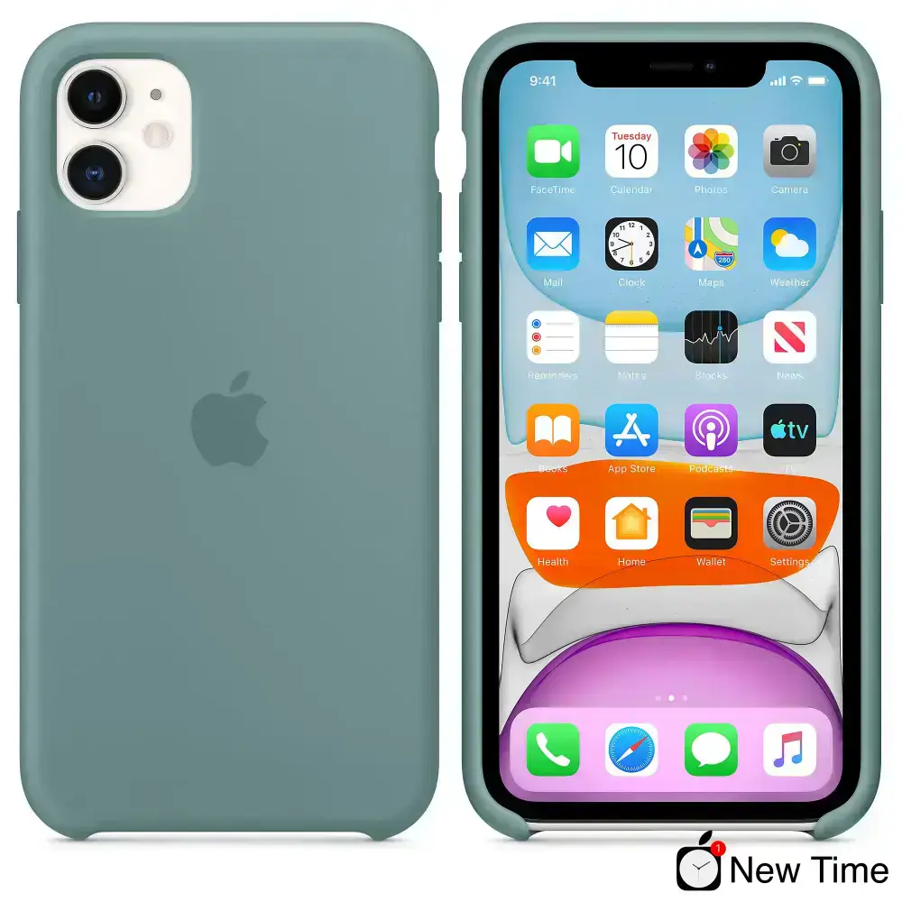 Чохол Apple iPhone 11 Silicone Case Lux Copy - Cactus (MWN62)