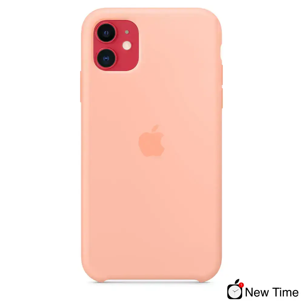 Чехол Apple iPhone 11 Silicone Case Lux Copy - Grapefruit (MWQ52)