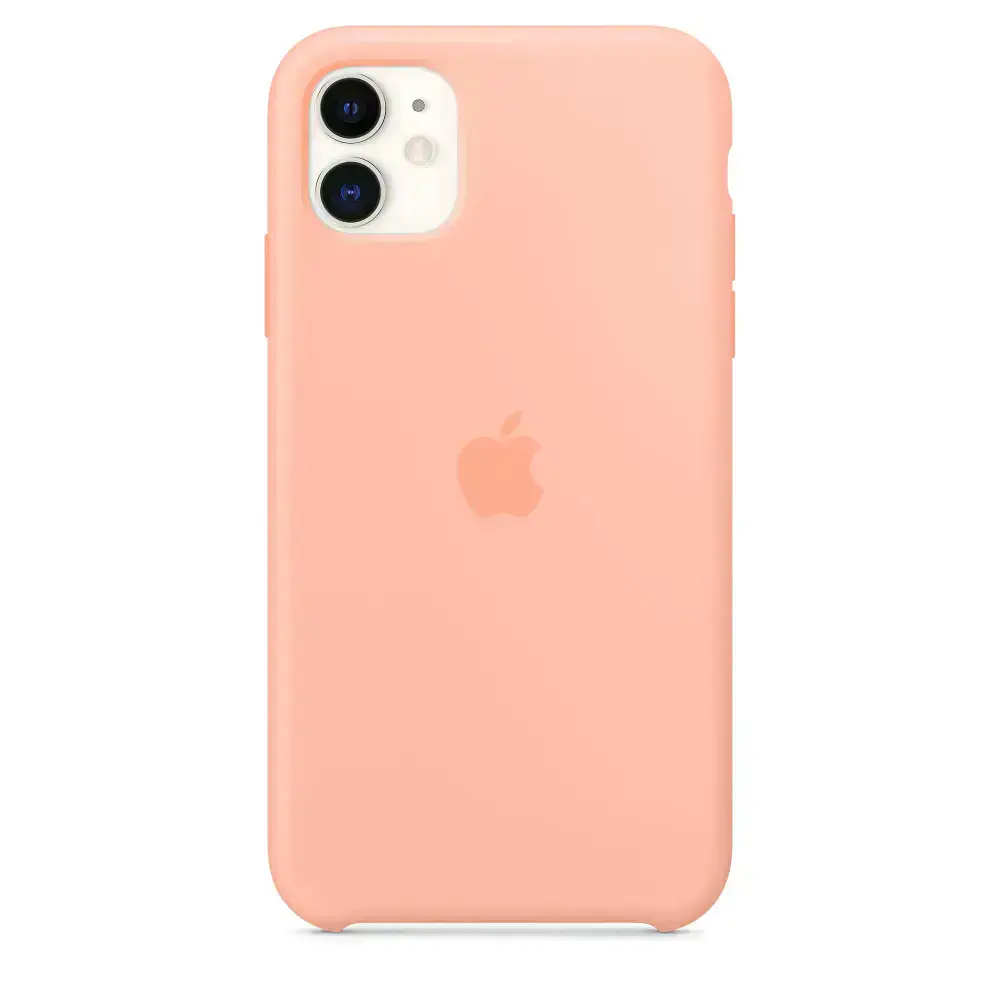 Чехол Apple iPhone 11 Silicone Case Lux Copy - Grapefruit (MWQ52)